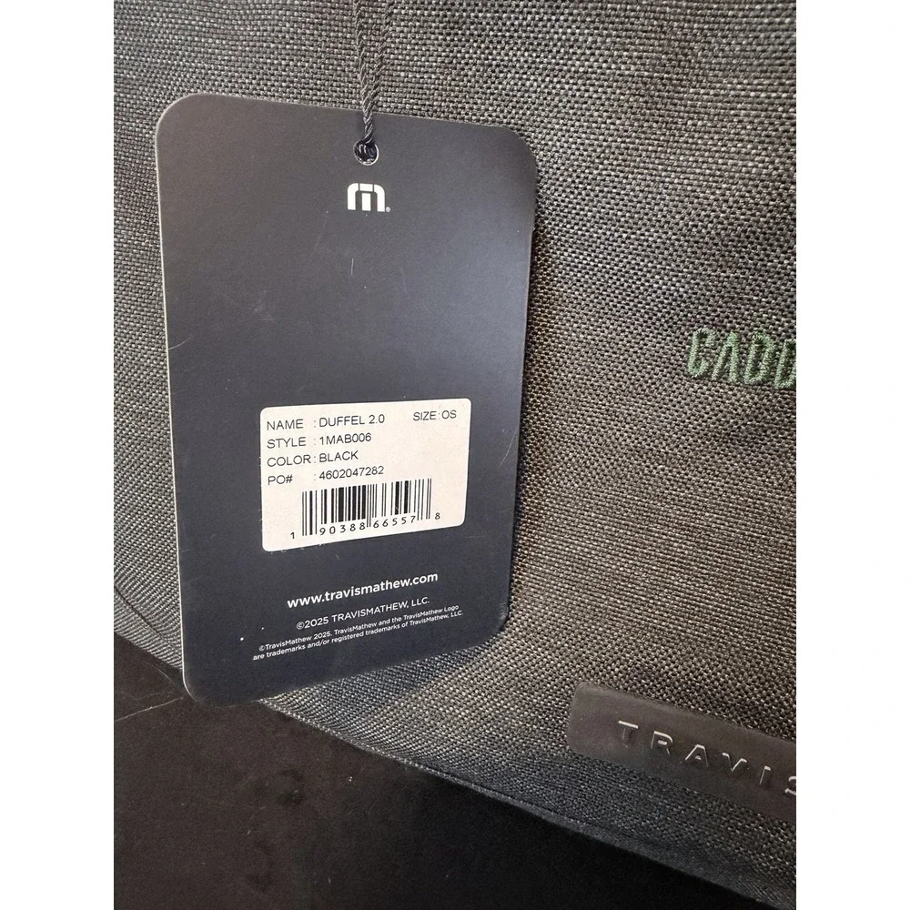 Travis Mathew Duffle 2.0 Bag NAME : DUFFEL 2.0 STYLE: 1MAB006COLOR: BLACK